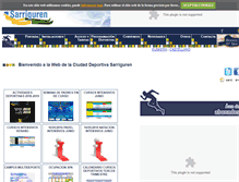 Tablet Screenshot of ciudaddeportivasarriguren.es
